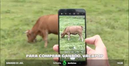 Vacapop en informativos de La Sexta
