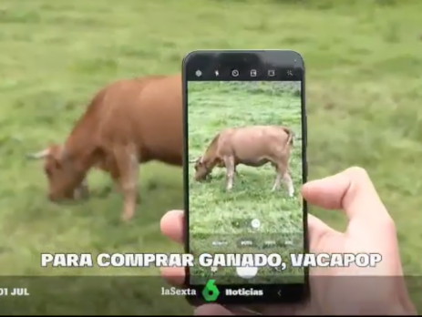 Vacapop en informativos de La Sexta